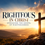 Righteous in Christ_ Golden Cross at Sunrise
